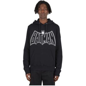 Lanvin, Batman sweatshirt met capuchon Zwart, Heren, Maat:L