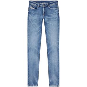 Diesel, Jeans, Heren, Blauw, W30 L32, Denim, Jeans- Diesel Sleenker 1979