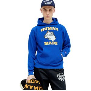 Human Made, Sweatshirts & Hoodies, Heren, Blauw, L, Katoen, Sweatshirts & Hoodies