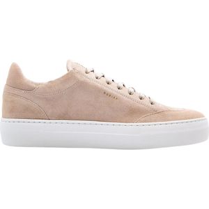 Nubikk, Schoenen, Heren, Beige, 41 EU, Leer, Beige Nubuck Handgemaakte Sneakers