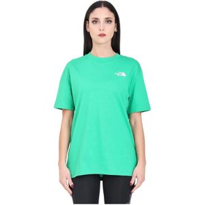 The North Face, Groene Oversize Dome T-shirt Groen, Dames, Maat:L