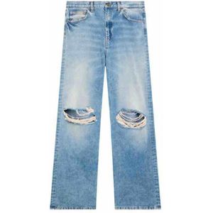 Dondup, Jeans, Dames, Blauw, W26, Katoen, Wide Jeans