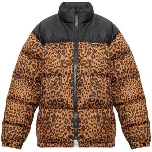 Vetements, Donsjas met dierenmotief Bruin, Dames, Maat:M