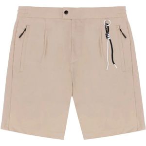 People of Shibuya, Korte broeken, Heren, Beige, L, Katoen, Basis Bermuda Shorts