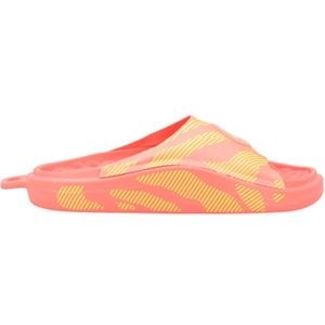 Adidas by Stella McCartney, Schoenen, Dames, Veelkleurig, 40 EU, Roze Slide Turbo Sandaal Logo Print