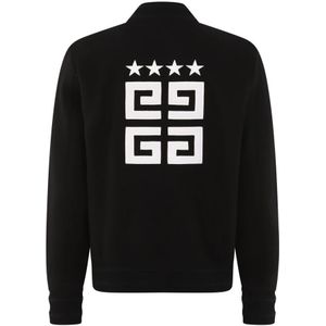 Givenchy, Jassen, Heren, Zwart, L, Heren 4G Stars Bomber Zwart