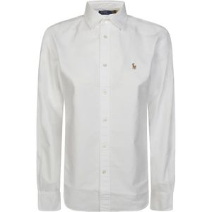 Ralph Lauren, Blouses & Shirts, Dames, Wit, S, Klassieke Oxford Overhemd