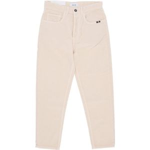 Amish, Corduroy Jeremiah Streetwear Broek Wit, Heren, Maat:W29