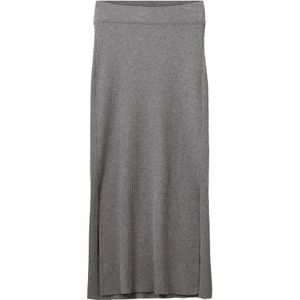 Sofie Schnoor, Rokken, Dames, Grijs, M, Donkergrijze Melange Pencil Rok S243317