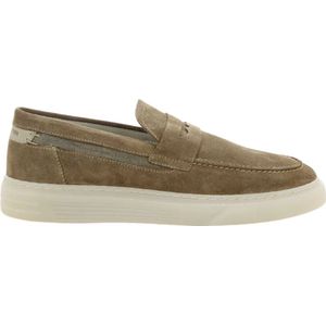 Bullboxer, Taupe Christian Loafer Herenschoenen Beige, Heren, Maat:43 EU