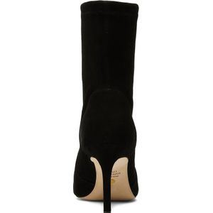 Stuart Weitzman, Schoenen, Dames, Zwart, 41 1/2 EU, Suède, 85 Stretch Bootie - De Perfecte Toevoeging aan Jouw Schoenencollectie