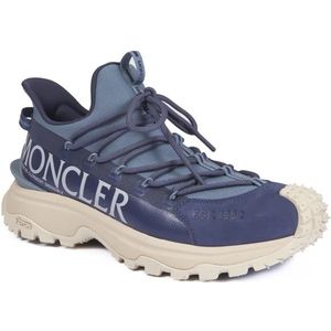 Moncler, Schoenen, Heren, Blauw, 42 EU, Trailgrip 2 Lite Lage Sneakers