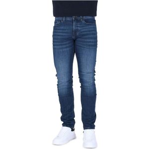 Hugo Boss, Jeans, Heren, Blauw, W34 L32, Katoen, Heren Jeans - Medium Blauw