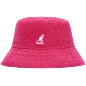 Kangol, Accessoires, unisex, Roze, M, Elektrisch Roze Bermuda Bucket Streetwear Hoeden