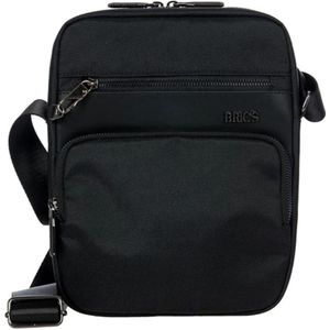 Bric's, Tassen, Heren, Zwart, ONE Size, Nylon, Matera Crossbody Tas