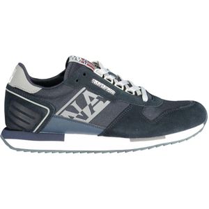 Napapijri, Schoenen, Heren, Blauw, 44 EU, Leer, Sneakers