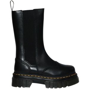 Dr. Martens, Zwarte Leren Enkellaarzen Zwart, Dames, Maat:38 EU