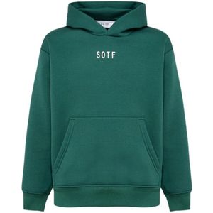 Sotf, Sweatshirts & Hoodies, Heren, Groen, S, Katoen, Italiaanse Unisex Hoodie