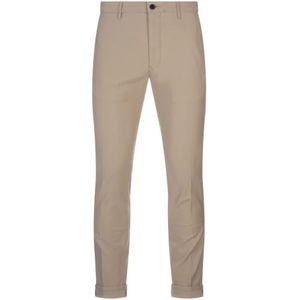 Incotex, Broeken, Heren, Bruin, W31, Slim Fit Bruine Twill Broek