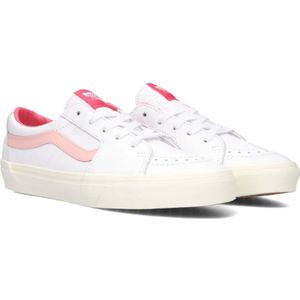 Vans, Schoenen, Dames, Wit, 37 EU, Leer, Lage Skater Sneakers