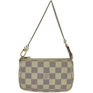 Louis Vuitton Vintage, Pre-owned, Dames, Veelkleurig, ONE Size, Pre-owned Canvas clutches