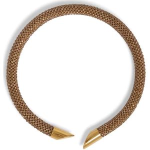 Paco Rabanne, Accessoires, Dames, Geel, ONE Size, Gouden Topaas Choker Ketting