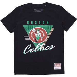 Mitchell & Ness, Tops, Heren, Zwart, L, NBA Final Seconds Tee