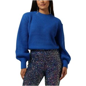 Colourful Rebel, Truien, Dames, Blauw, M, Dames Truien & vesten Yitty Knitted Sweater