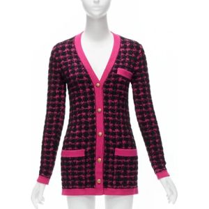 Saint Laurent Vintage, Pre-owned, Dames, Roze, S, Wol, Pre-owned Wool tops
