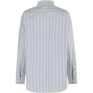 Filippa K, Blouses & Shirts, Dames, Grijs, S, Chambray Overhemd