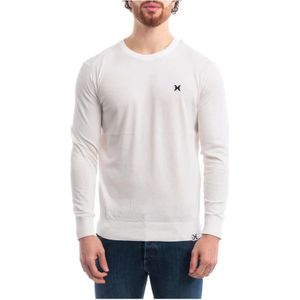 Richmond, Sweatshirts & Hoodies, Heren, Wit, L, Katoen, Witte Jersey Sweater