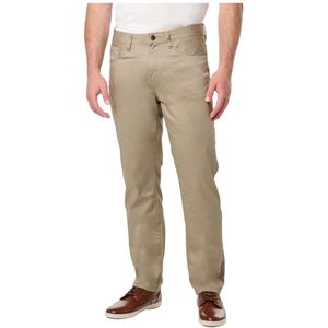 Armani Exchange, Broeken, Heren, Beige, W32, Katoen, Beige Trendy Broek