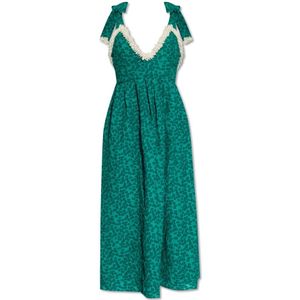 Custommade, ‘By Numbers’ collectie jurk Groen, Dames, Maat:S