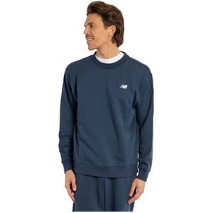 New Balance, Sweatshirts & Hoodies, Heren, Blauw, L, Sweatshirts