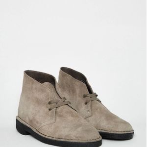 Clarks, Schoenen, Heren, Grijs, 40 EU, Leer, Grijze Wedge Schoenen voor Heren