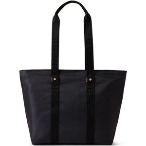 Borbonese, Tassen, Dames, Zwart, ONE Size, Eco Line Shopper Handbag