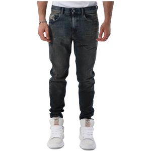 Diesel, Jeans, Heren, Blauw, W36, Katoen, Slim Fit Destroyer Jeans