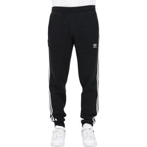 Adidas Originals, Zwarte Adicolor Classics 3-Stripes Sportbroek Zwart, Heren, Maat:S