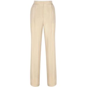 MVP wardrobe, Broeken, Dames, Beige, M, Polyester, Carmel Broek