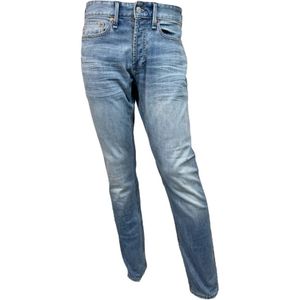 Denham, Jeans, Heren, Blauw, W32 L32, Katoen, Ridge Straight Fit Jeans Light Blue