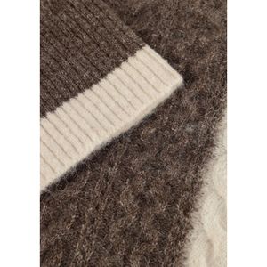 Object, Truien, Dames, Beige, M, Beige Gebreide Pullover voor Vrouwen