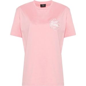 Etro, Tops, Dames, Roze, S, Roze Overhemden - TOP