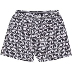 Iuter, Badkleding, Heren, Veelkleurig, XL, Polyester, Witte Bermuda Zwembroek Shorts