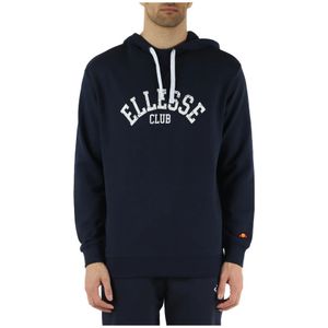 Ellesse, Sweatshirts & Hoodies, Heren, Blauw, M, Katoen, Sport
