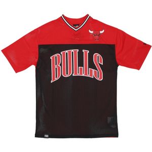 New Era, Sport, Heren, Veelkleurig, 2Xl, Polyester, Chicago Bulls Grafische Tee