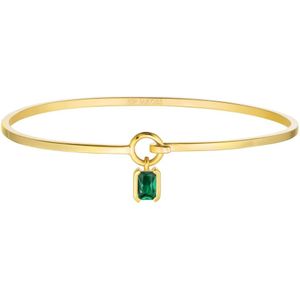 Sif Jakobs Jewellery, Accessoires, Dames, Geel, ONE Size, Roccanova Goud Vergulde Armband met Groene Zirkonia Stenen
