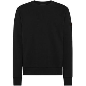 Peuterey, Sweatshirts & Hoodies, Heren, Zwart, S, Peuterey Saidor B sweater