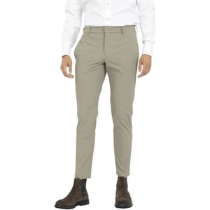 PT Torino, Slim Fit Technische Sportbroek Beige, Heren, Maat:S