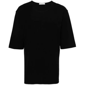 Lemaire, T-Shirts Zwart, Heren, Maat:XL