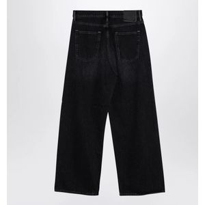 Acne Studios, Jeans, Heren, Zwart, S, Denim, Reguliere Denim Jeans